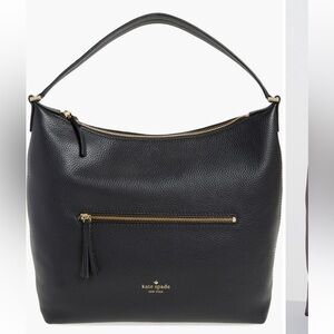 Kate spade black hobo shoulder bag